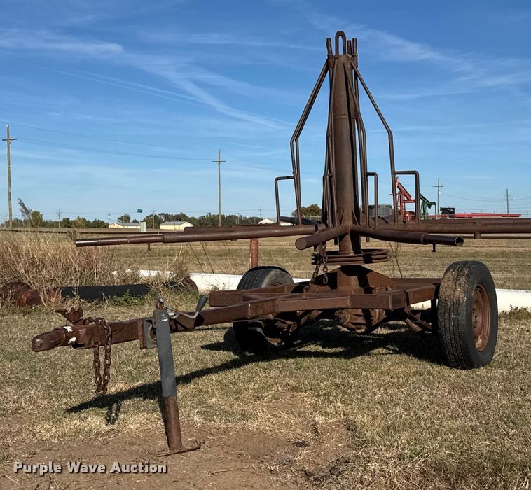 Shop built reel trailer - DW6757