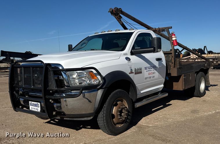 2018 RAM 5500HD winch truck - DW6760