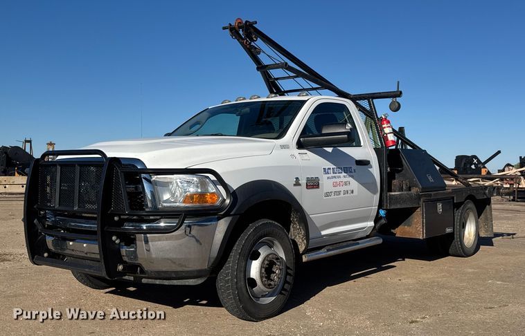 2012 Dodge Ram 5500HD winch truck - DW6763
