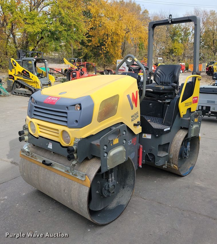 2017 Wacker Neuson RD 28 120 double drum vibratory roller - DX6633