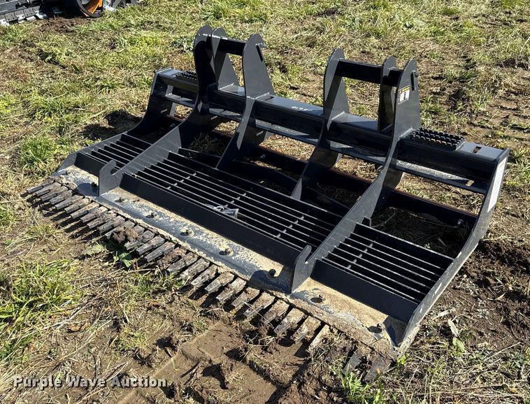 2025 Wolverine LL-12-78W skid steer rock bucket - DY8390