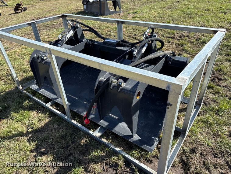 2025 LandHonor SGB-11-72W skid steer grapple bucket - DY8418