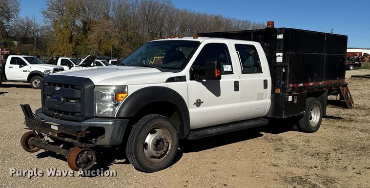 2013 Ford F450 flatbed truck - EA1994