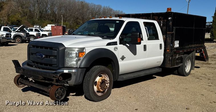 2015 Ford F450 flatbed truck - EA1995