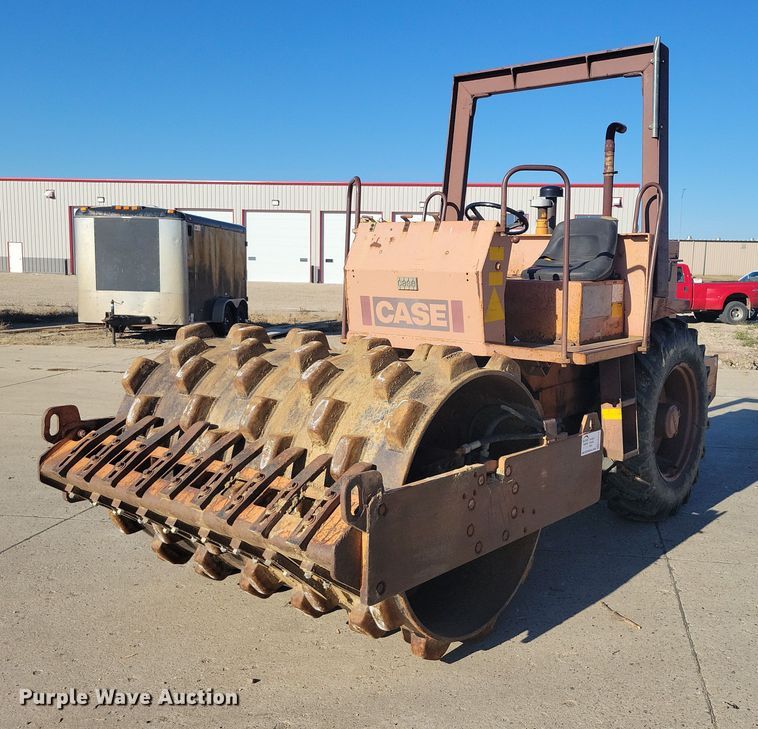 1991 Case W 602 BPD single drum vibratory roller - EA2712