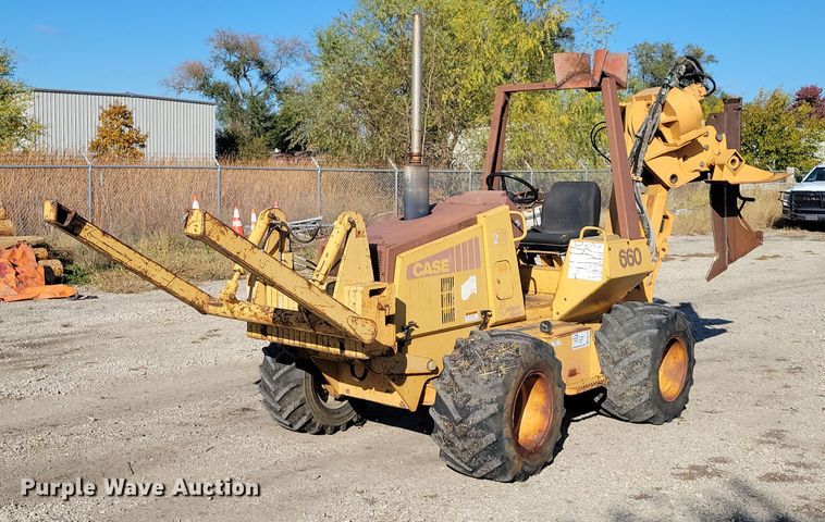 1995 Case 660 cable plow - EA2720