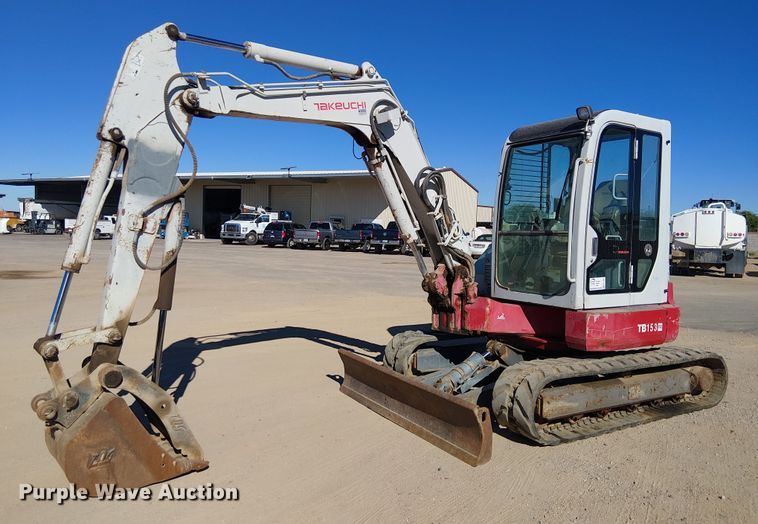 2013 Takeuchi TB153FR mini excavator - EC1261