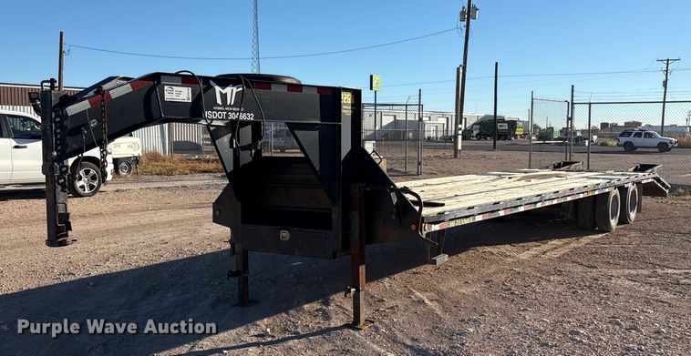 2014 Big Tex 22GN-30BK+5CP equipment trailer - EF6128