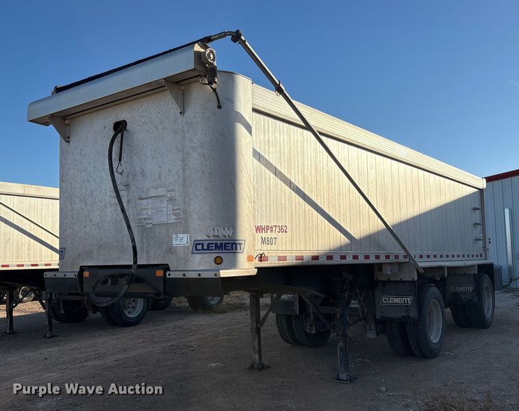 2018 Clement ADW2837SFT SPRE end dump trailer - EF6129