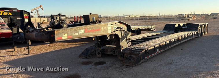 2017 Rampant Trailers lowboy equipment trailer - EF6134