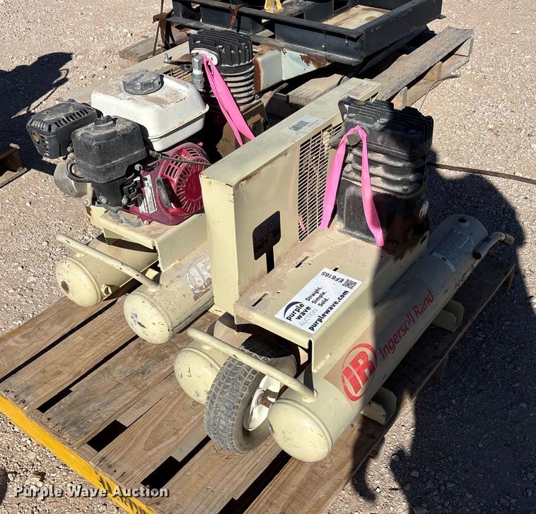 (2) Ingersoll Rand air compressors - EF6165