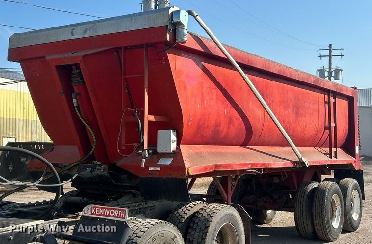 1989 Hilbilt 22-27 MAT.HD end dump trailer - EK8167