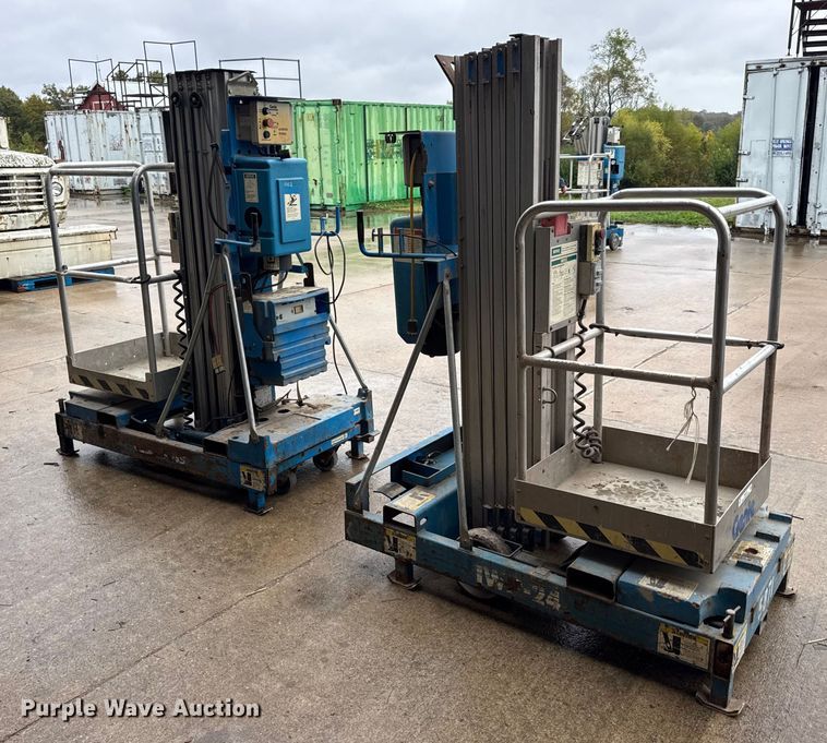 (2) Genie vertical lifts - EN0609