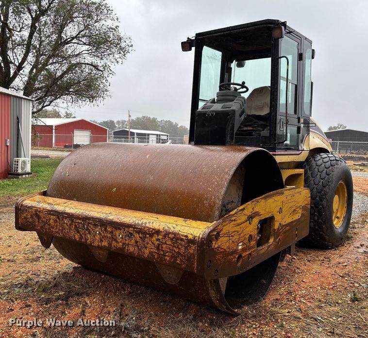 2003 Caterpillar CS-563E single drum vibratory roller - EV3225