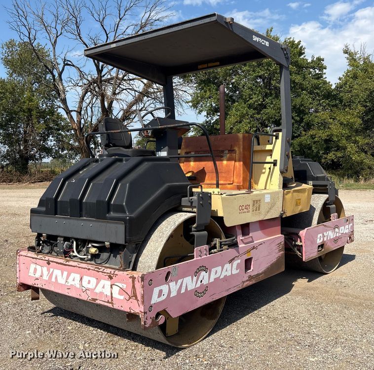1995 Dynapac CC421 double drum vibratory roller - FI0006