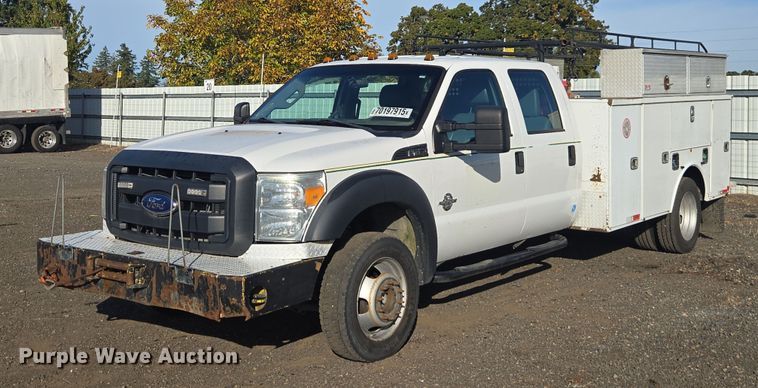 2015 Ford F450 Super Duty Crew Cab utility / service truck - YA1294