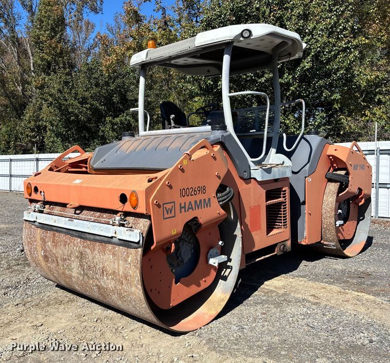 2010 Hamm HD+140 double drum vibratory roller - YA1412