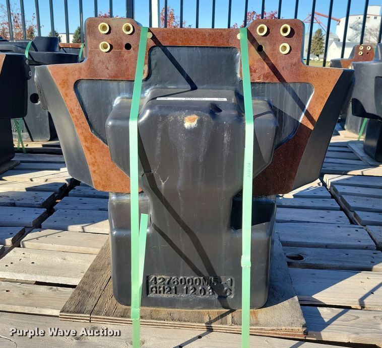 (6) AGCO 4276000M5 front weights - DX6608