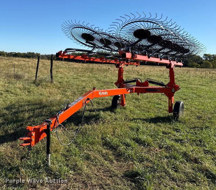 2021 Kubota RA212CR hay rake - DY8324