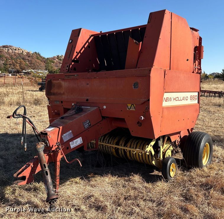 New holland 660 round baler - EA7756