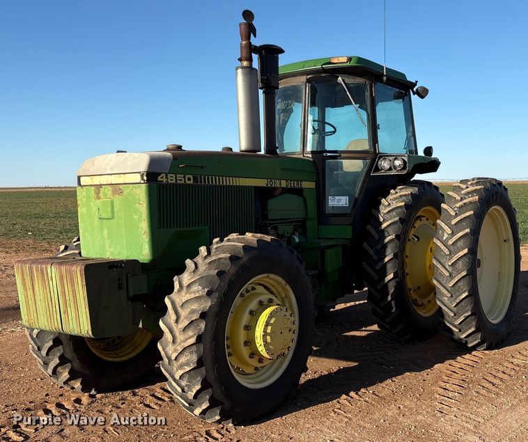 1985 John Deere 4850 MFWD tractor - EF6172