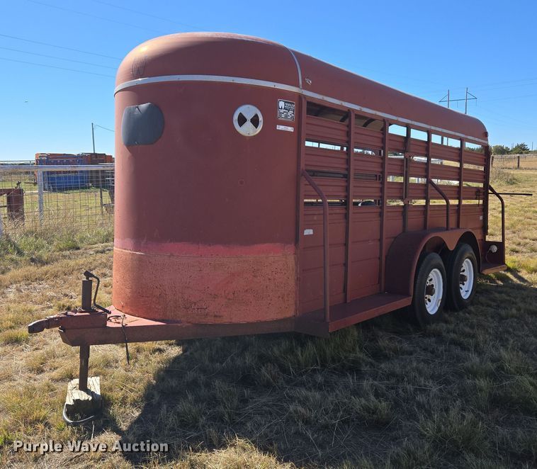 1996 W-W Trailer Manufacturers livestock trailer - ET5233