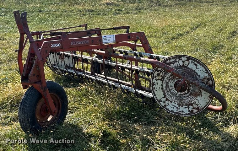 Hesston 3950 hay rake - FK0593