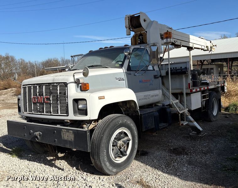 1991 GMC C7 crane truck - DK0149