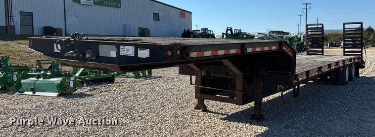 2015 Kaufman drop deck equipment trailer - DW7279