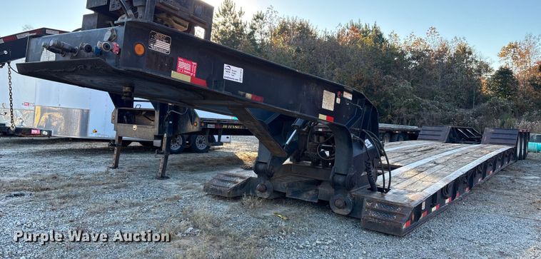 2007 PITTS LB52-24HD lowboy equipment trailer - EC3916