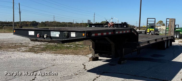 2014 Kaufman drop deck equipment trailer - ED2336