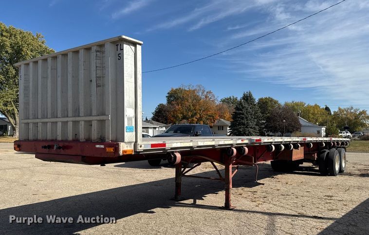 2002 Transcraft Corp TL80K flatbed trailer - EM2480