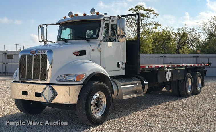 2023 Peterbilt 348 flatbed truck - YA1239