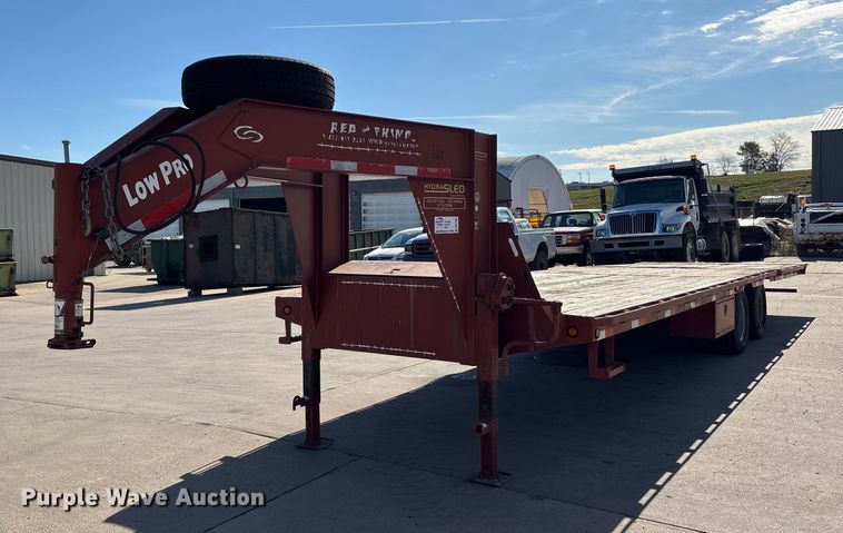 2013 Red Rhino tilt deck equipment trailer - DW7285