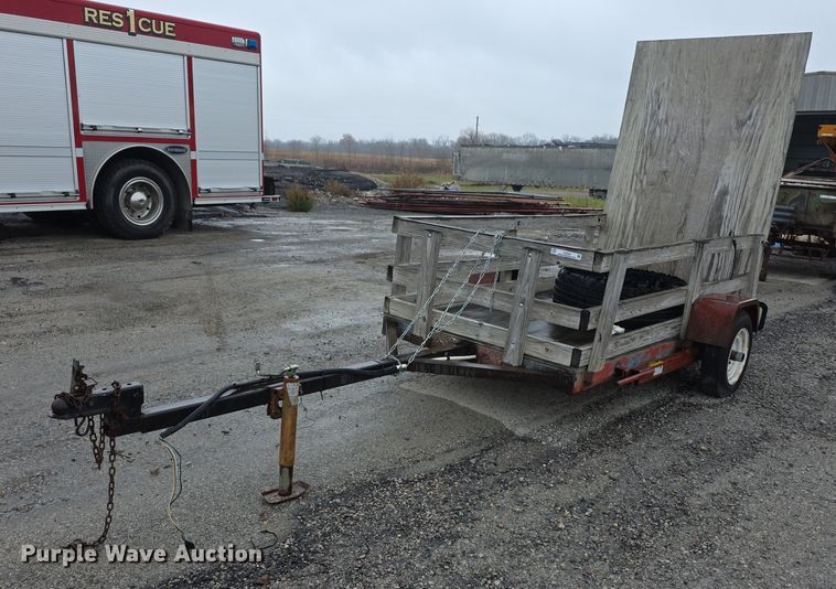 Shop Built  tilt deck utility trailer - DZ3628