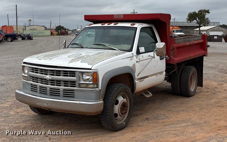1998 Chevrolet C3500 dump bed pickup truck - EA7669
