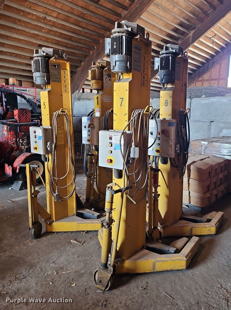 1996 Sefac 1200M65 four post automotive lift - EB8452