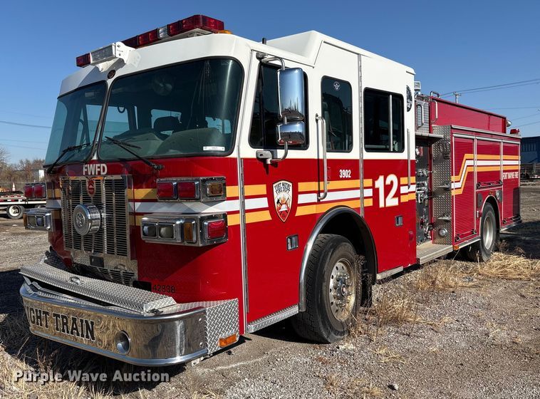2012 Sutphen Custom pumper fire truck - EM6181