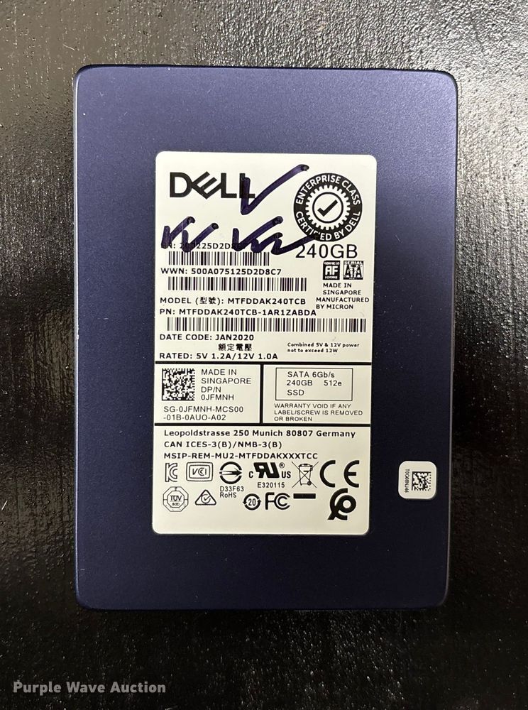 Dell MTFDDAK240TCB hard drive  - EN5818