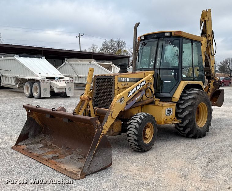 1995 John Deere 410D Turbo backhoe - EU5408