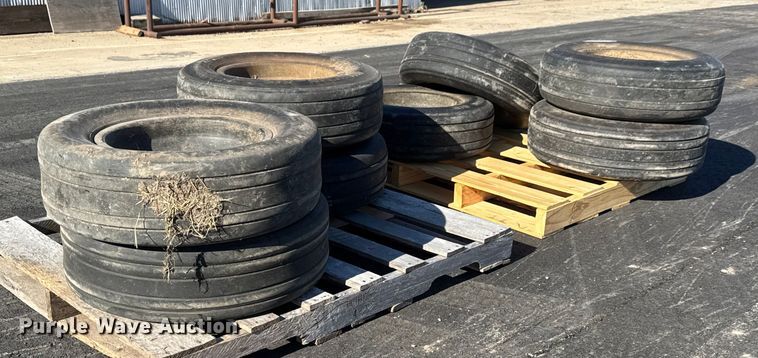 (8) Michelin H29x9.0-15 rotary mower tires and wheels - NA9907