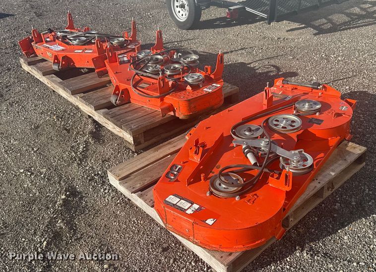 (3) Kubota mower decks - DQ4129