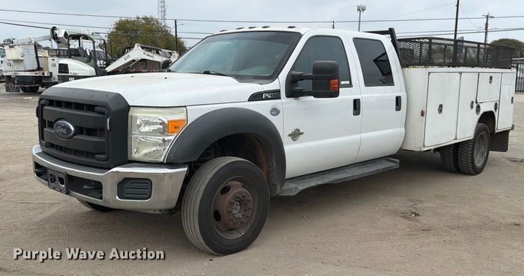 2015 Ford F450 Super Duty Crew Cab utility / service truck - DX5893
