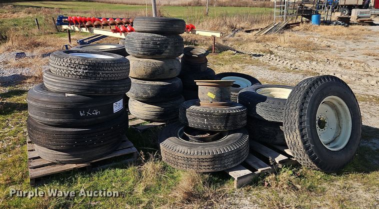 (6) pallets of tires and wheels - EB8459