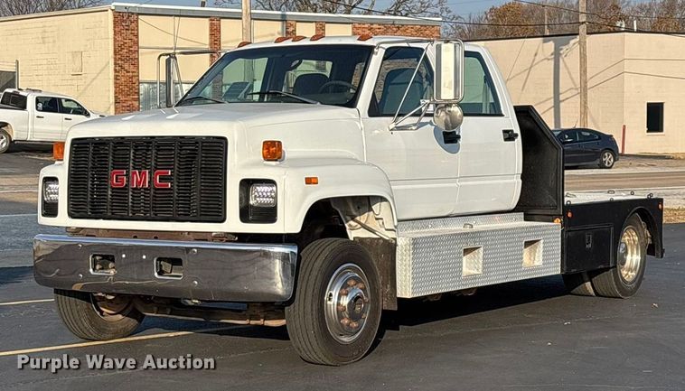 1997 GMC C6500 Crew Cab flatbed truck - ED2398