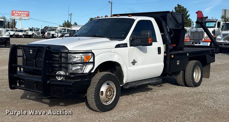 2012 Ford F350 XLT bale bed pickup truck - EG1733
