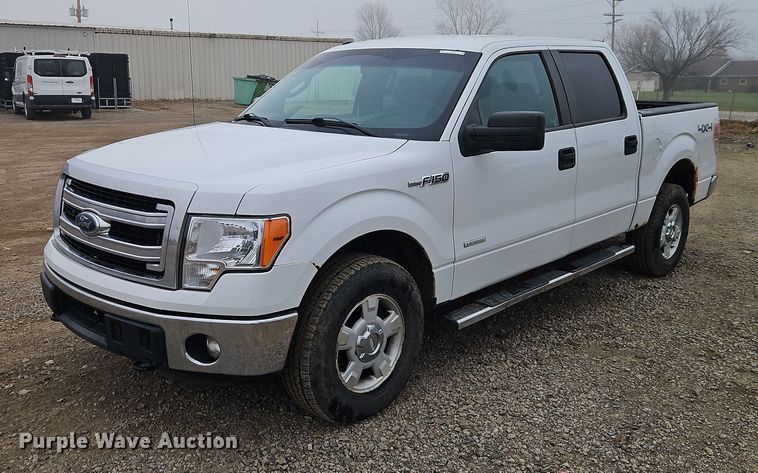 2014 Ford F150 XLT SuperCrew pickup truck - EO4851