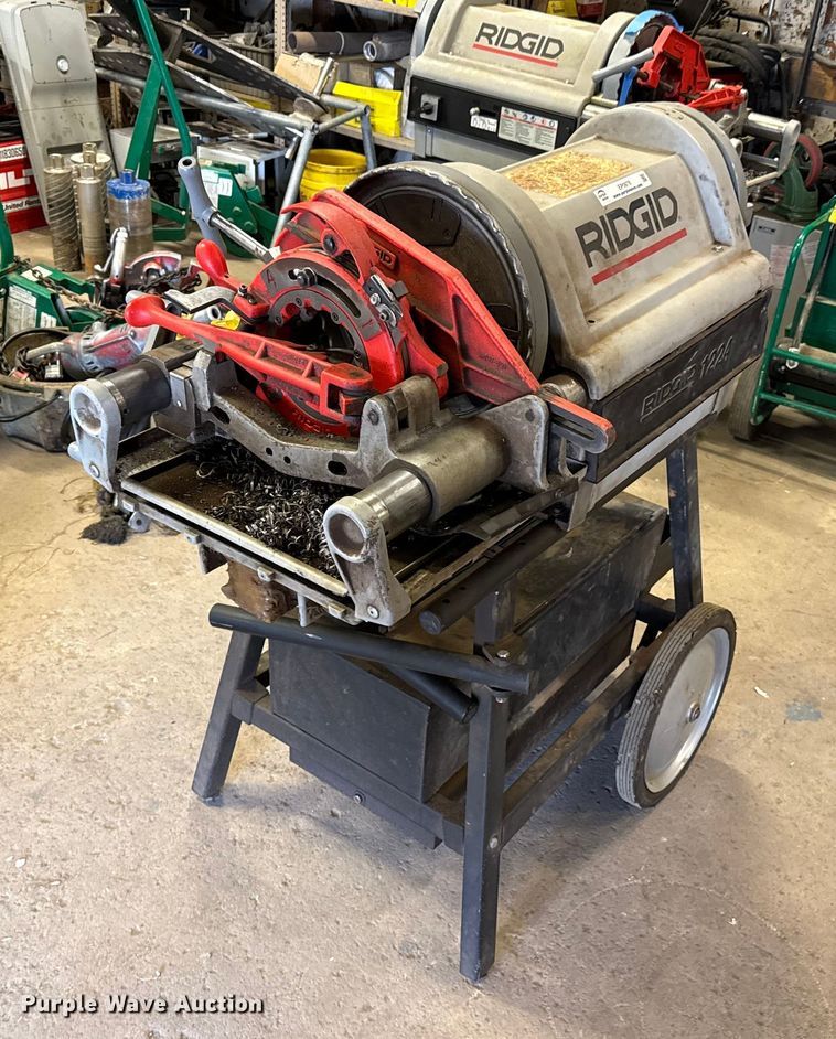 Rigid 1224 pipe threader - EP0978