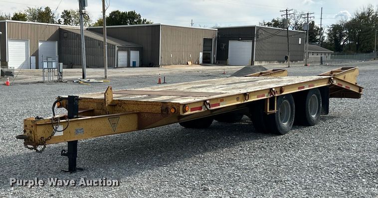 2002 Belshe DT-22 equipment trailer - ET6584