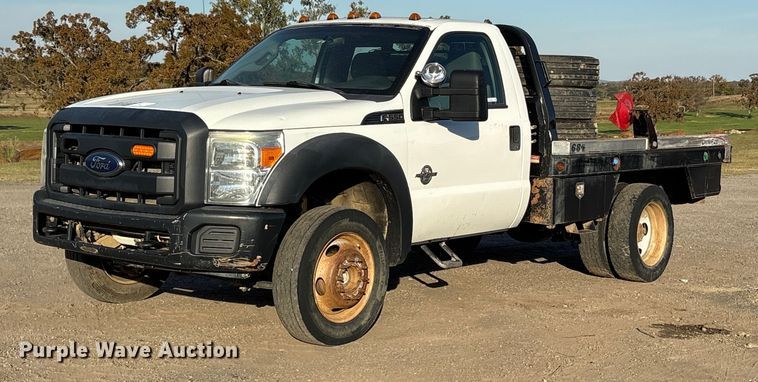 2013 Ford F-550 bale bed truck - ET7248